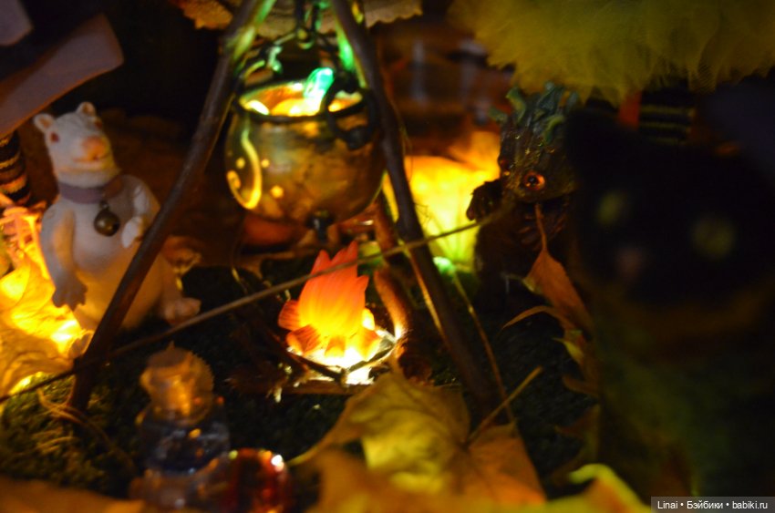 Маленькая история ведьмочек на Хеллоуин