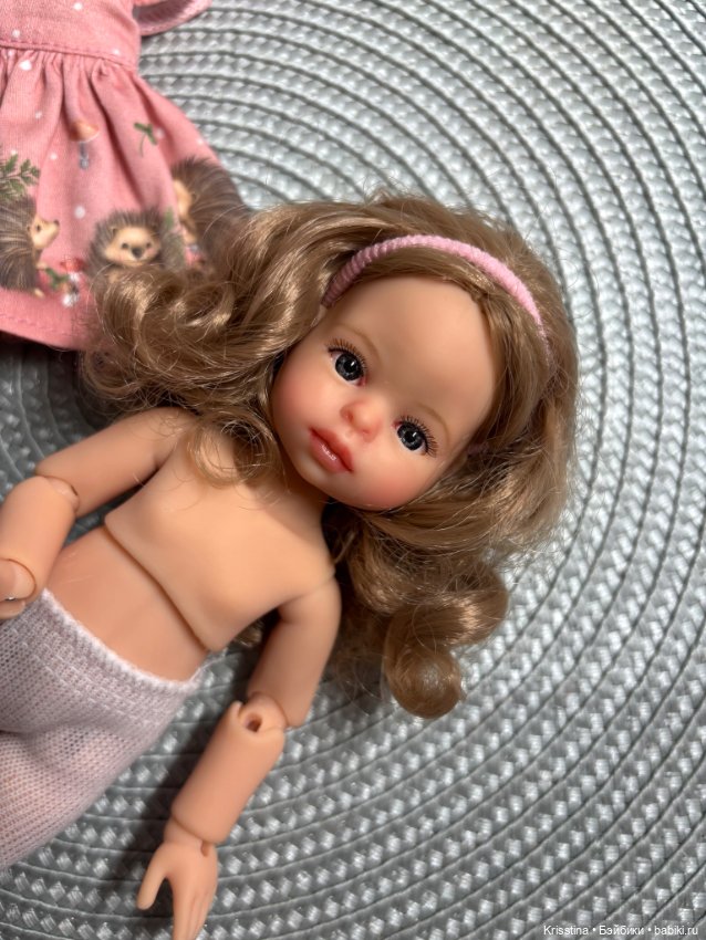 Нежная девочка — ООАК Paola Reina (Паола Рейна) и испанских кукол: перерисовка (фото 4)