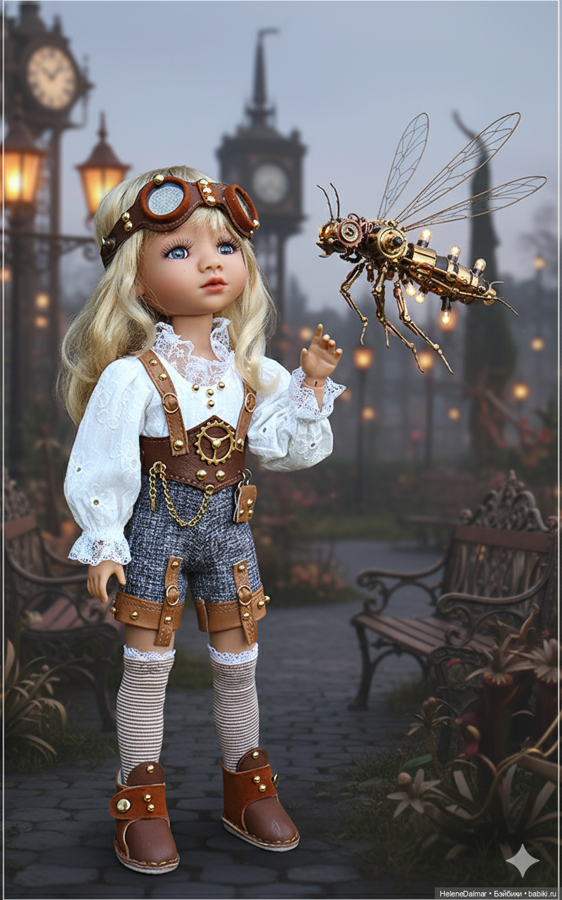 Стимпанк-4 — Одежда и обувь для кукол своими руками: фото (фото 9)