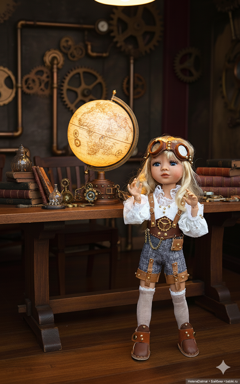 Стимпанк-4 — Одежда и обувь для кукол своими руками: фото (фото 8)