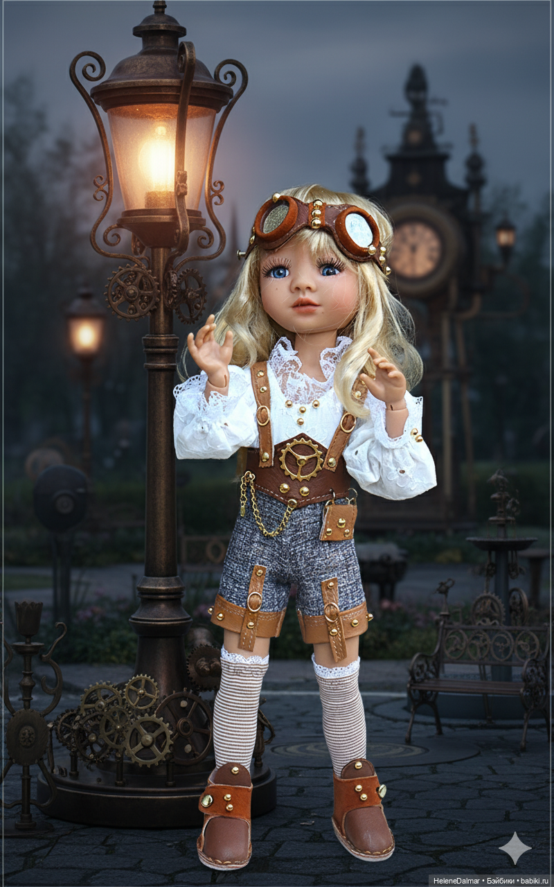 Стимпанк-4 — Одежда и обувь для кукол своими руками: фото (фото 10)