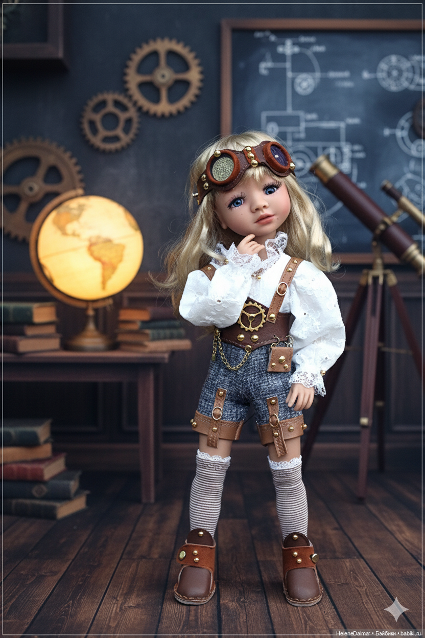 Стимпанк-4 — Одежда и обувь для кукол своими руками: фото (фото 6)
