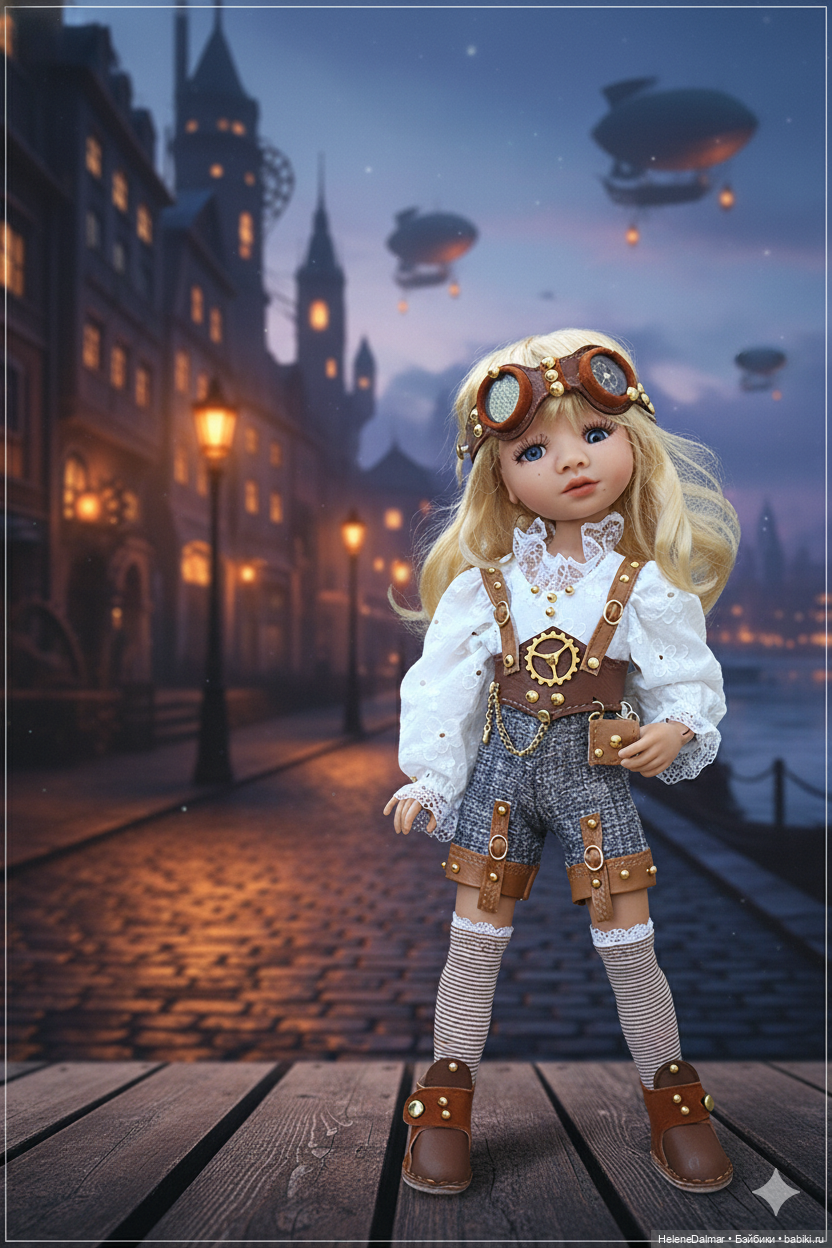 Стимпанк-4 — Одежда и обувь для кукол своими руками: фото (фото 4)