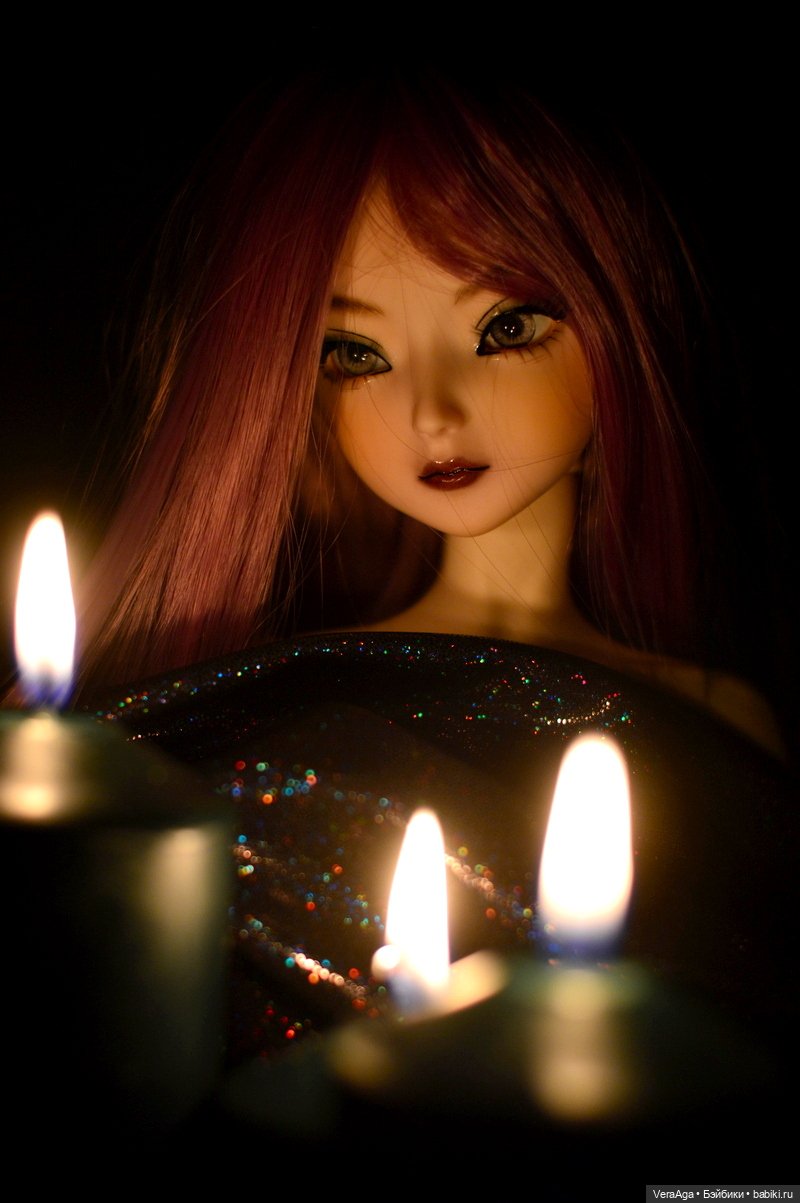 Портрет со свечами — Куклы Звезды подиума (Angel Collection): шарнирные