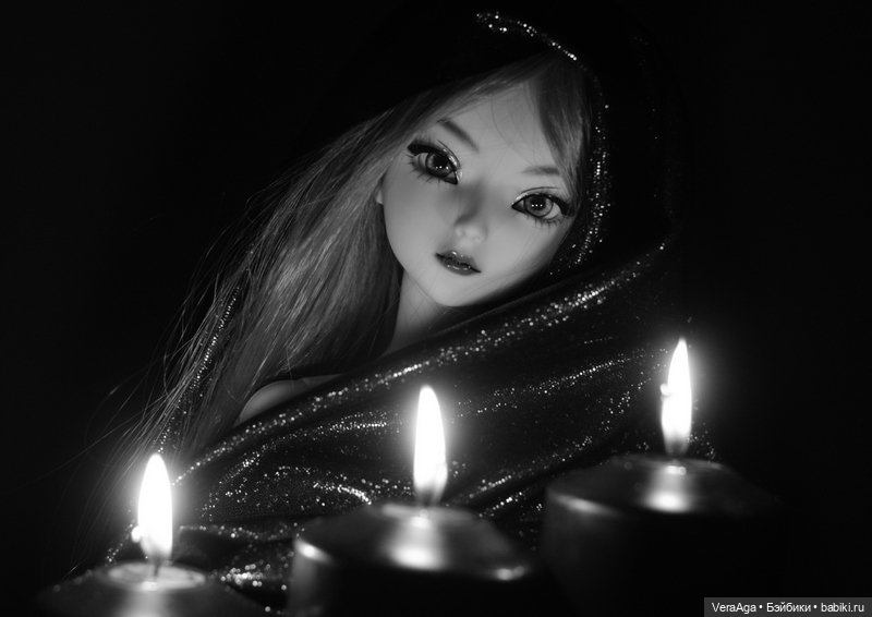 Портрет со свечами — Куклы Звезды подиума (Angel Collection): шарнирные (фото 2)