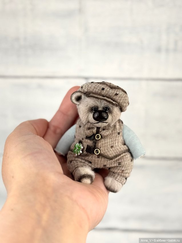 Тедди мишка Сава — Авторские мишки Тедди и друзья: фото (фото 4)
