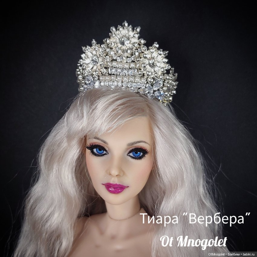 Диадемы, тиары и корона для ювелирного парика "Голливуд" (фото 6)