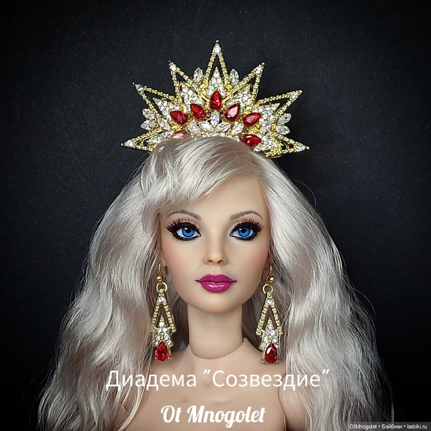 Диадемы, тиары и корона для ювелирного парика "Голливуд" (фото 3)