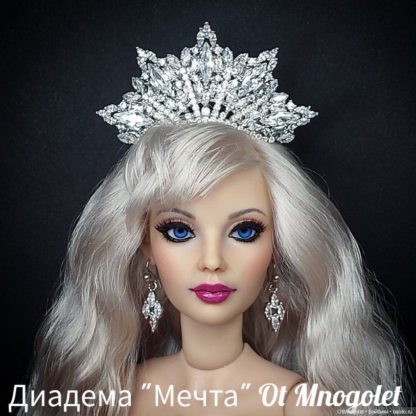 Диадемы, тиары и корона для ювелирного парика "Голливуд" (фото 4)