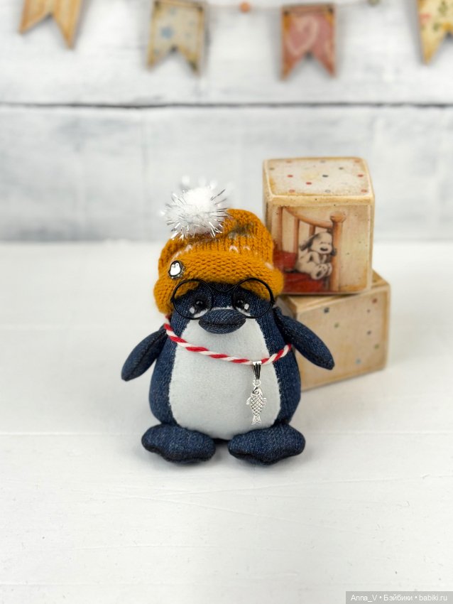 Пингвин Гоша — Авторские мишки Тедди и друзья: фото (фото 5)