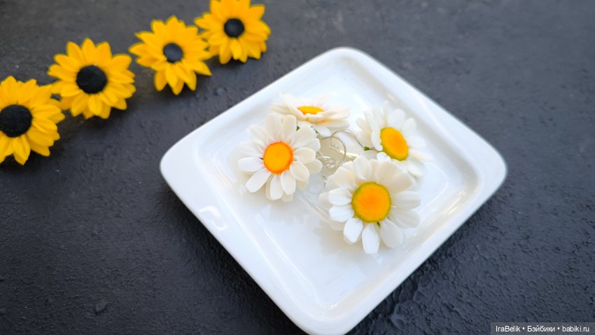 Цветочное. Запекаемая полимерная глина (фото 3)