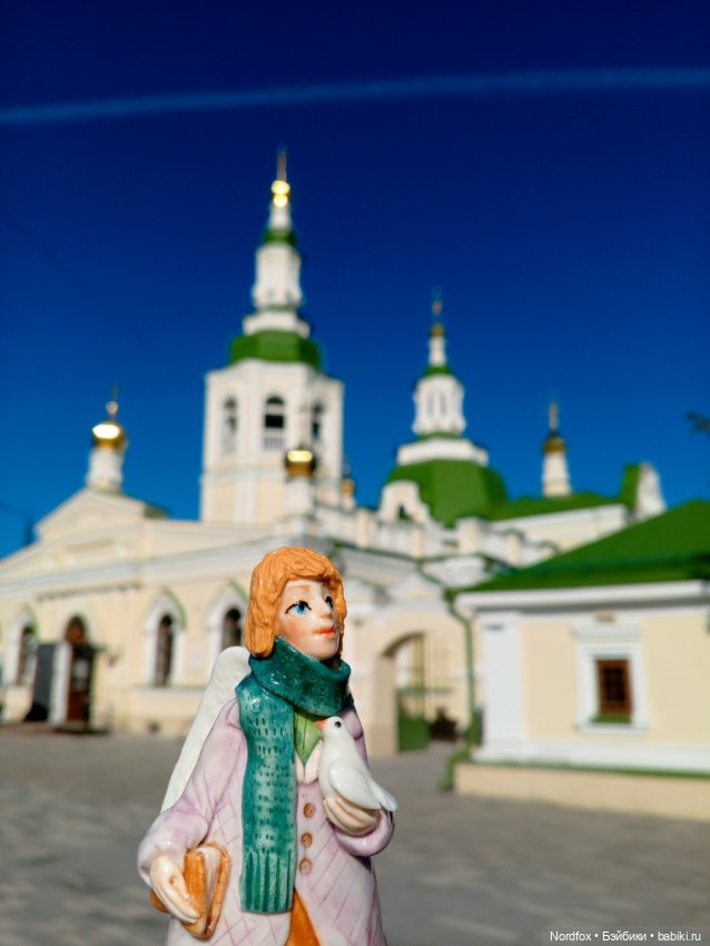 Городской ангел — Фарфоровые статуэтки и фигурки: винтаж