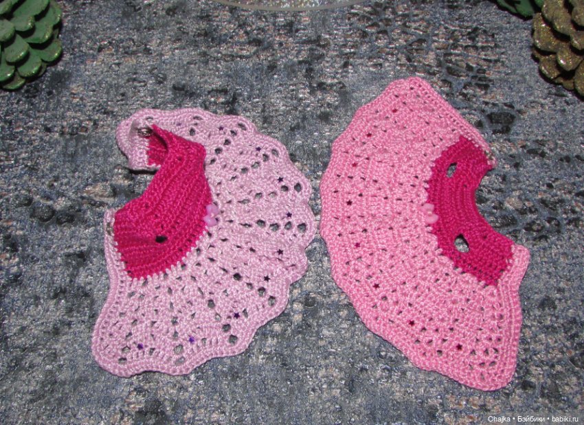 Вязаные наряды на шарнирных кукол 16 см (bjd 16 sm). Предновогодний показ "Рождественская Сказка для кукол"