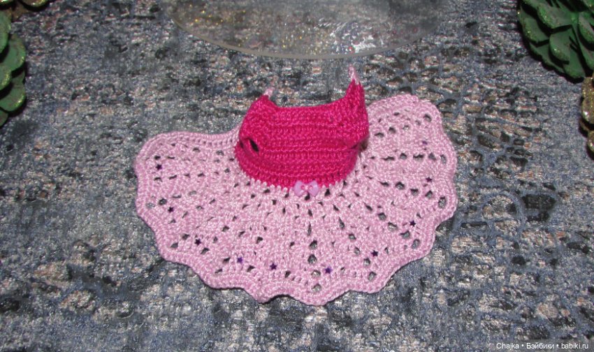 Вязаные наряды на шарнирных кукол 16 см (bjd 16 sm). Предновогодний показ "Рождественская Сказка для кукол"