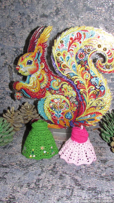 Вязаные наряды на шарнирных кукол 16 см (bjd 16 sm). Предновогодний показ "Рождественская Сказка для кукол"