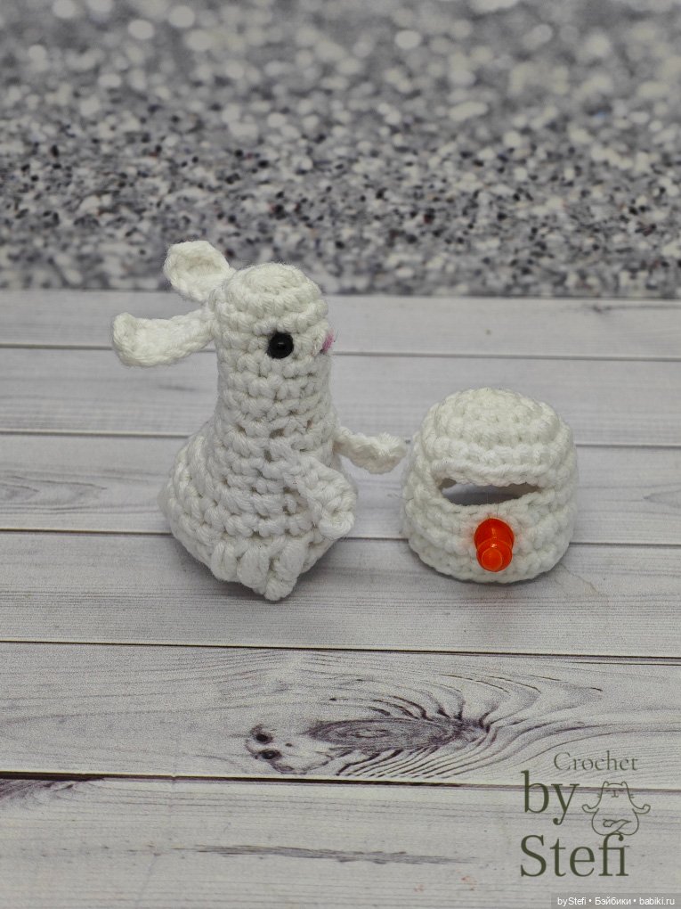 Зайчишка Степашка — Вязаные игрушки и амигуруми: крючком