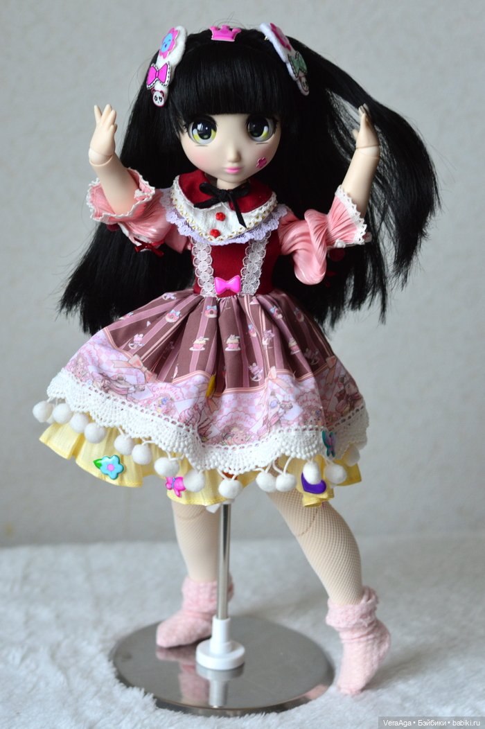Первая кукла-гибрид и сразу 45 см) (фото 3)