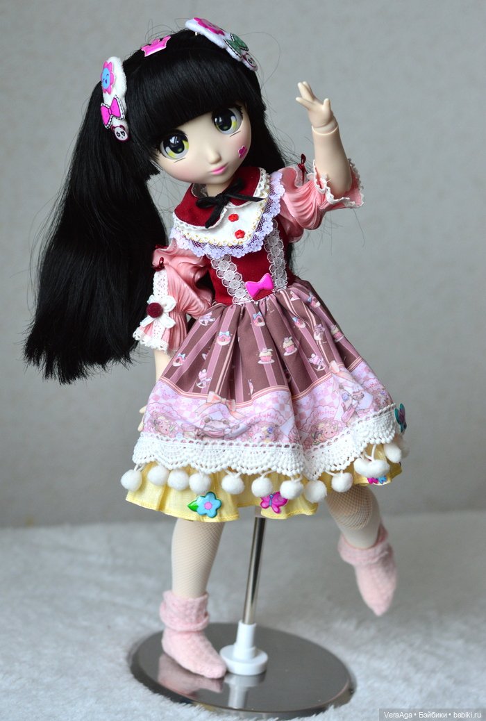 Первая кукла-гибрид и сразу 45 см)