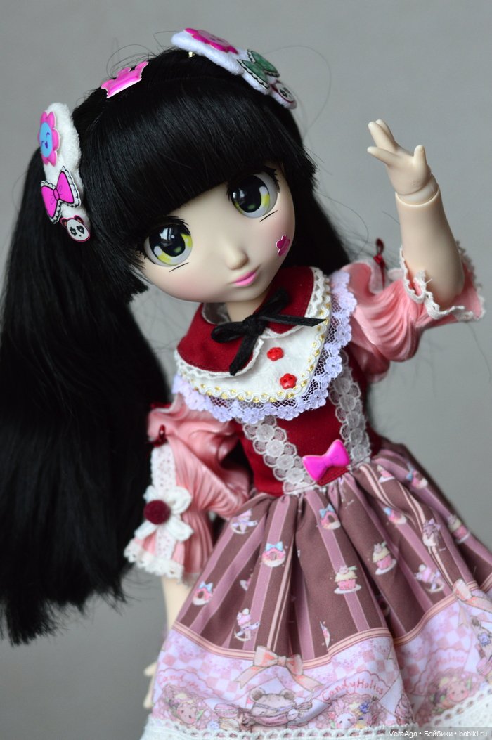 Первая кукла-гибрид и сразу 45 см)