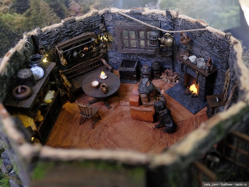 Постройка домика для Хагрида с применением 3D волшебства