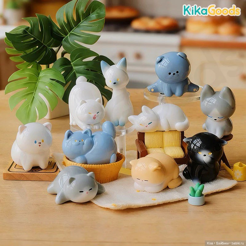 Коллекция кошек-сюрпризов Large Cute Bean Cat (фото 6)