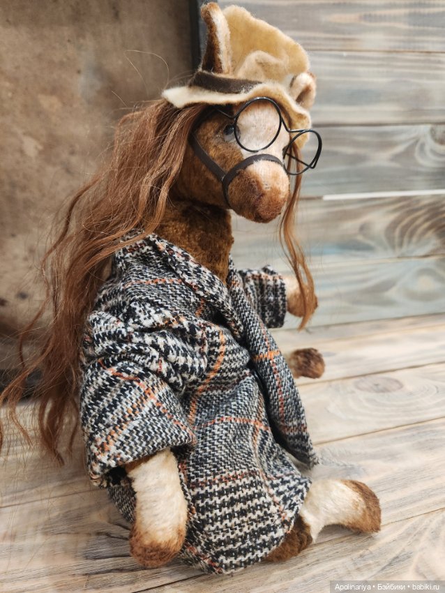 Horse лошадь-тедди — Авторские мишки Тедди и друзья: фото (фото 6)