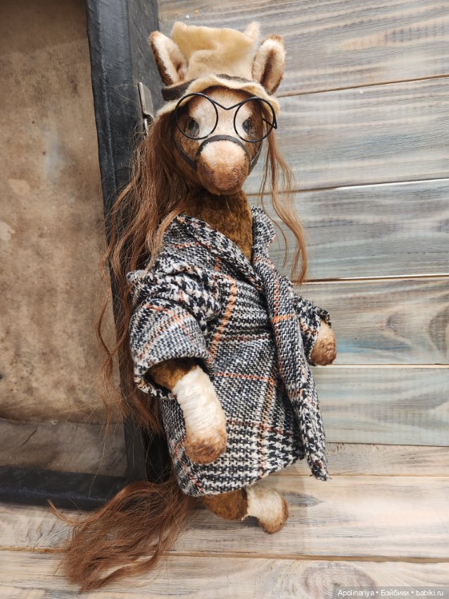 Horse лошадь-тедди — Авторские мишки Тедди и друзья: фото (фото 5)