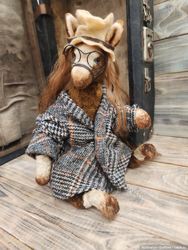 Horse лошадь-тедди — Авторские мишки Тедди и друзья: фото (фото 9)