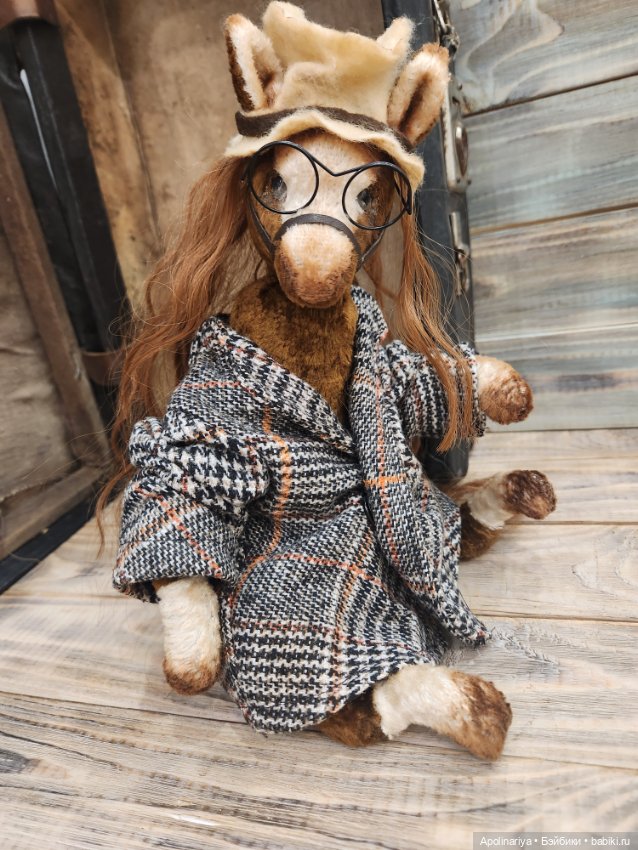 Horse лошадь-тедди — Авторские мишки Тедди и друзья: фото (фото 8)