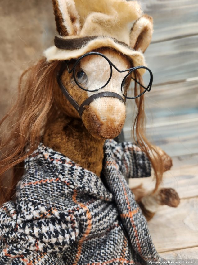 Horse лошадь-тедди — Авторские мишки Тедди и друзья: фото (фото 10)
