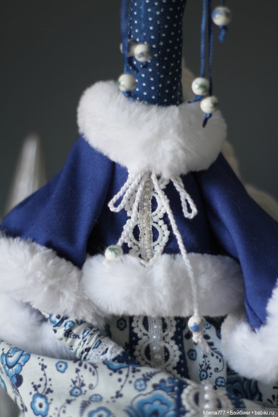 Лошадка . Гжель — Авторские текстильные куклы: Вальдорфские (фото 6)