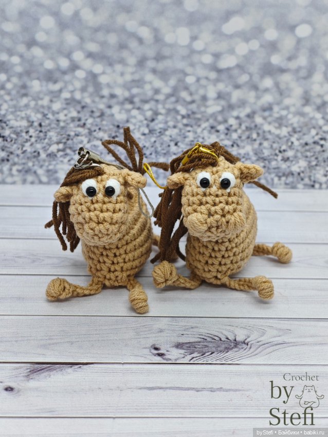 Конь Беж-Беж — Вязаные игрушки и амигуруми: крючком (фото 6)