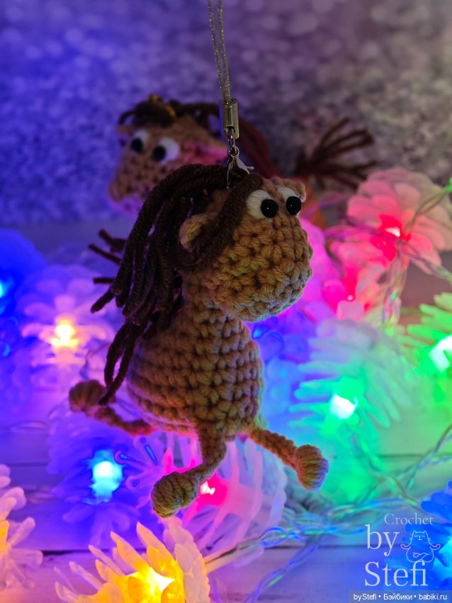 Конь Беж-Беж — Вязаные игрушки и амигуруми: крючком