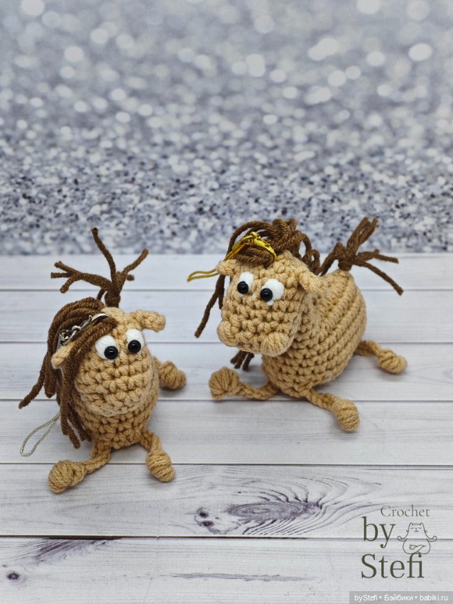 Конь Беж-Беж — Вязаные игрушки и амигуруми: крючком