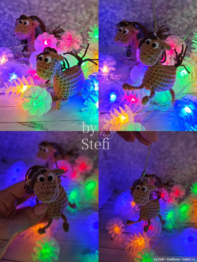 Конь Беж-Беж — Вязаные игрушки и амигуруми: крючком (фото 5)