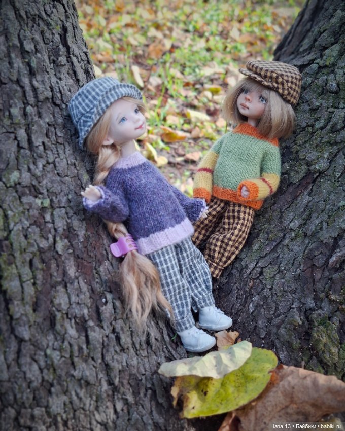 Осенние зарисовки — Одежда и обувь для кукол своими руками: фото