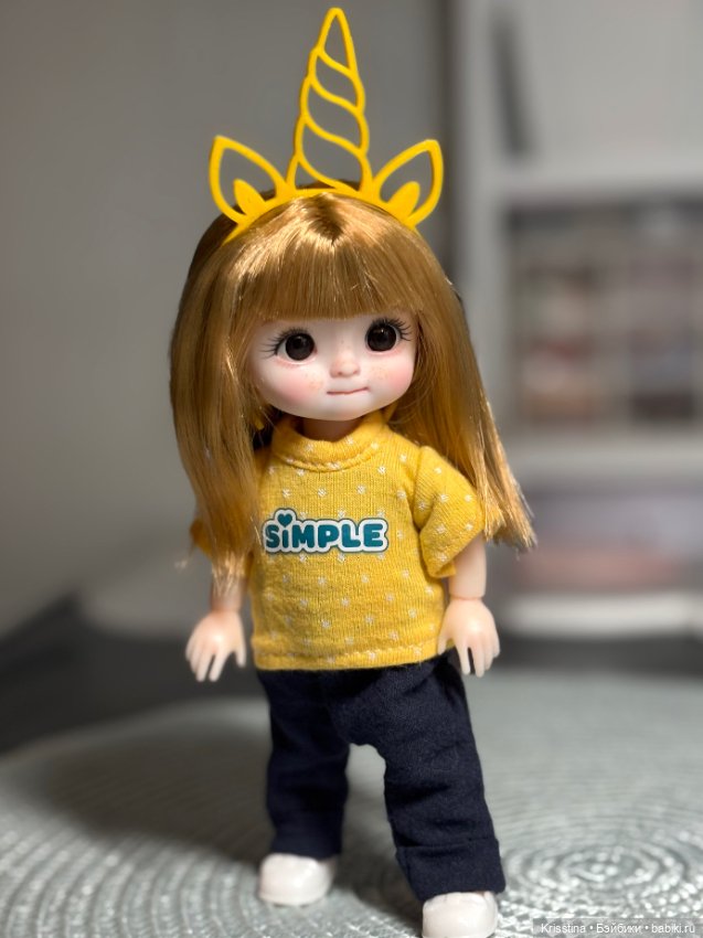 Крошка-единорожка⭐️ — ООАК и репейнт игровых кукол: Bratz (фото 3)