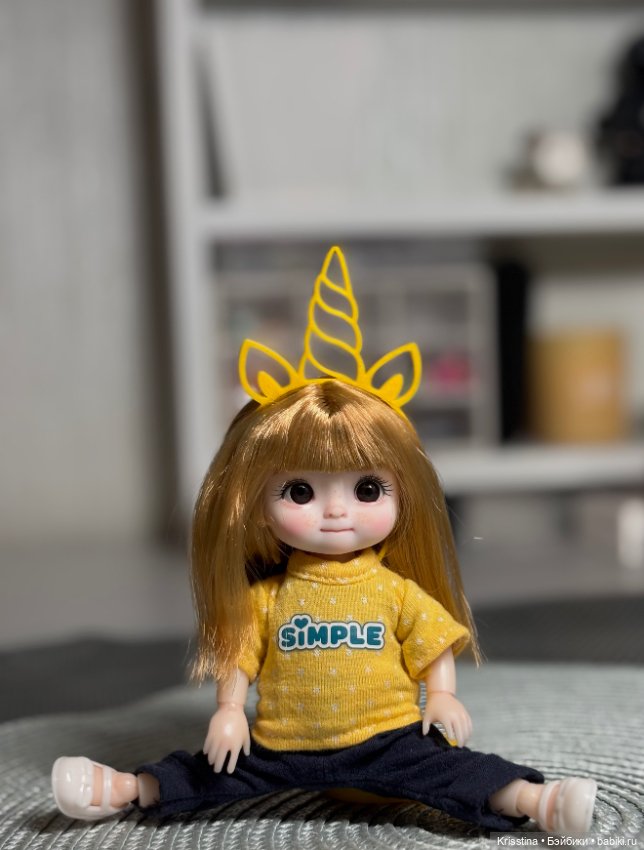 Крошка-единорожка⭐️ — ООАК и репейнт игровых кукол: Bratz (фото 4)