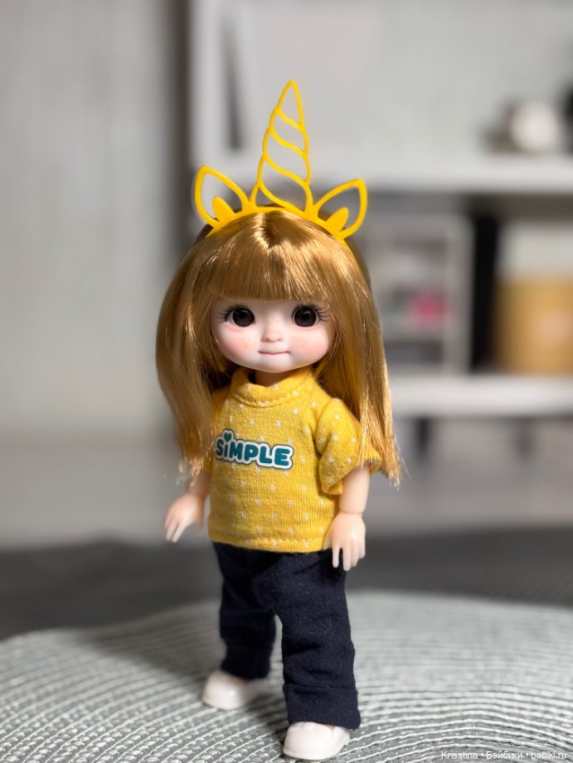 Крошка-единорожка⭐️ — ООАК и репейнт игровых кукол: Bratz (фото 5)