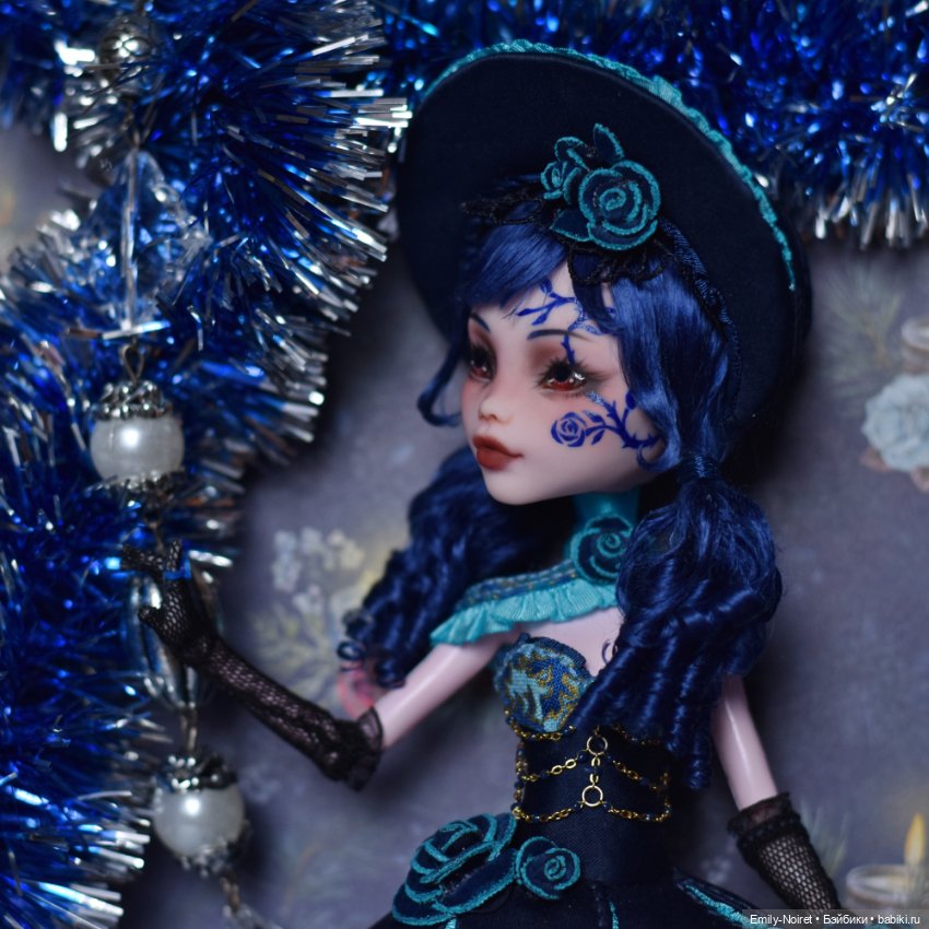 Синяя Роза Мечты — ООАК Monster High и Ever After High: репейнт (фото 4)