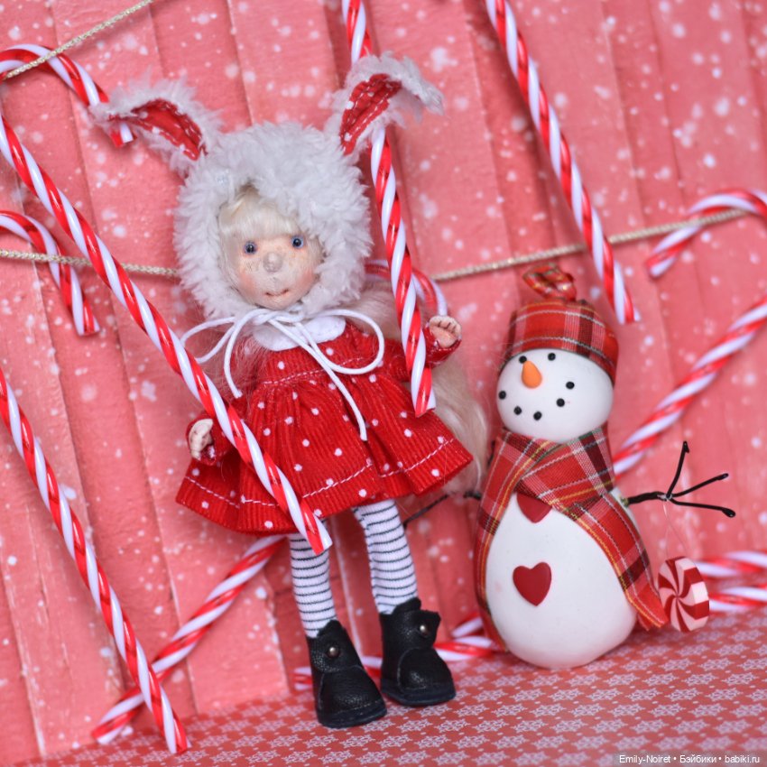 Новогодняя Зайка и леденцы (фото 7)