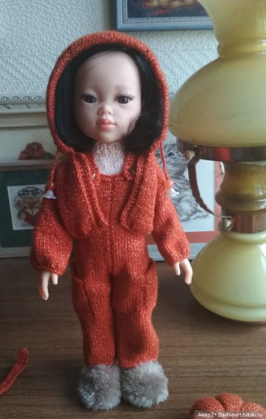 Вязанная одежда для куклы Майи и Бальбино Паола Рейна, Paola Reina (фото 7)