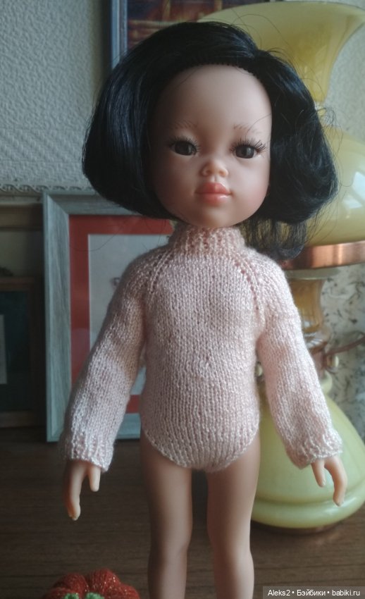 Вязанная одежда для куклы Майи и Бальбино Паола Рейна, Paola Reina (фото 5)