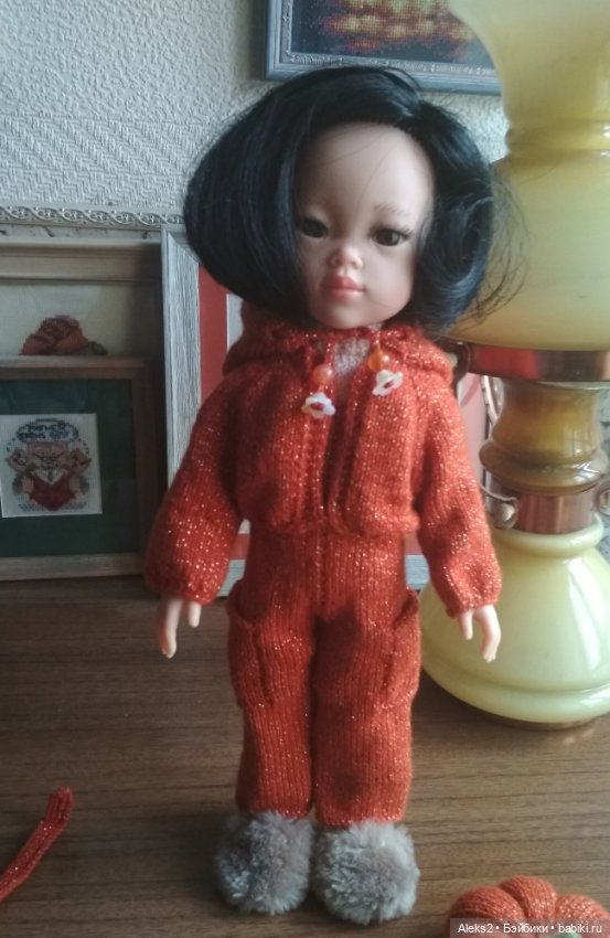 Вязанная одежда для куклы Майи и Бальбино Паола Рейна, Paola Reina (фото 9)