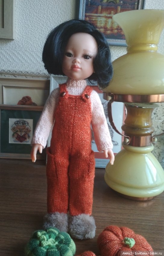 Вязанная одежда для куклы Майи и Бальбино Паола Рейна, Paola Reina