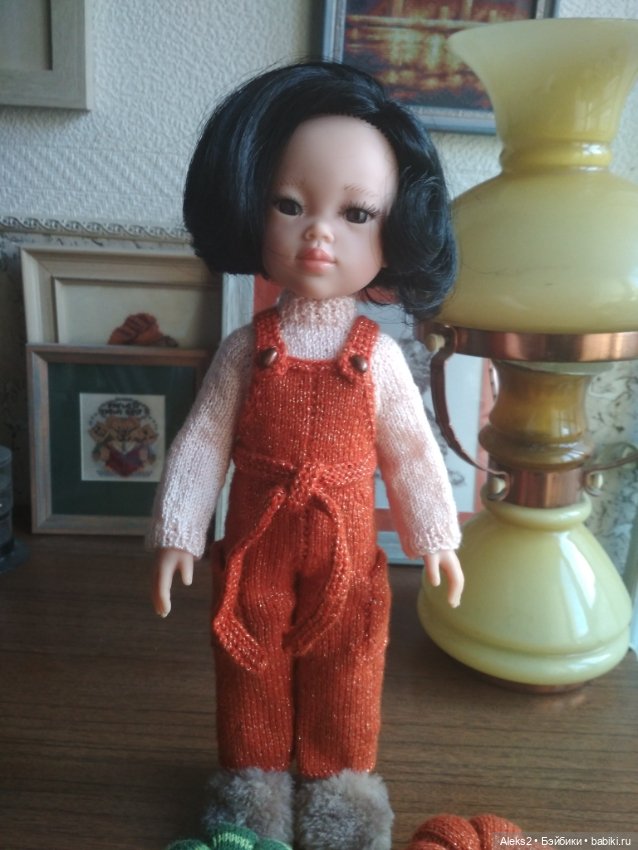 Вязанная одежда для куклы Майи и Бальбино Паола Рейна, Paola Reina (фото 6)