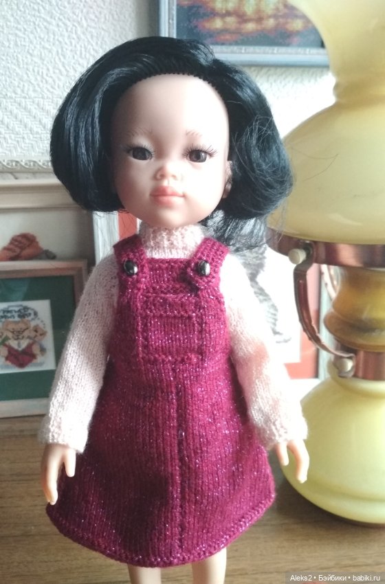 Вязанная одежда для куклы Майи и Бальбино Паола Рейна, Paola Reina