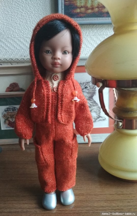 Вязанная одежда для куклы Майи и Бальбино Паола Рейна, Paola Reina