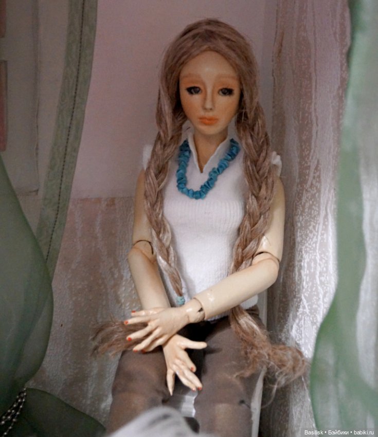 Ангел эльф и Хелен — Авторские шарнирные куклы своими руками: лепка (фото 6)