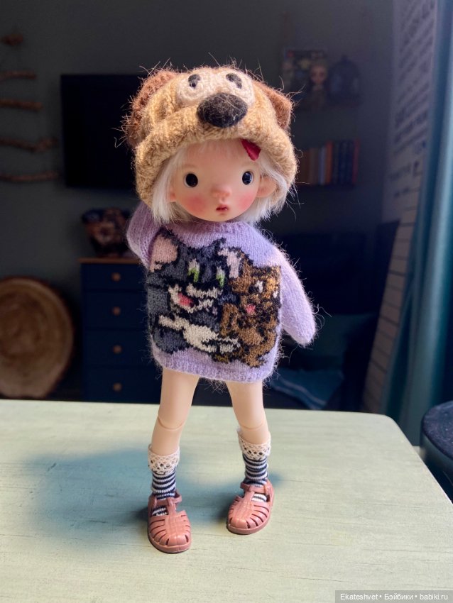 Самый сложный свитер — Одежда и обувь для кукол своими руками: фото (фото 3)